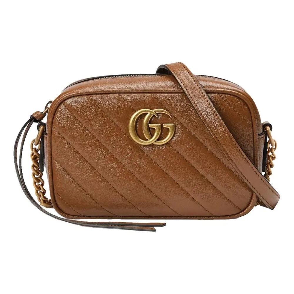 GUCCI
GG Marmont leather crossbody bag
Very good condition
Brown, Leather
